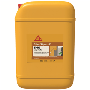 Agent de démoulage BIO végétal SIKA SEPAROL 540 cuve de 1000L