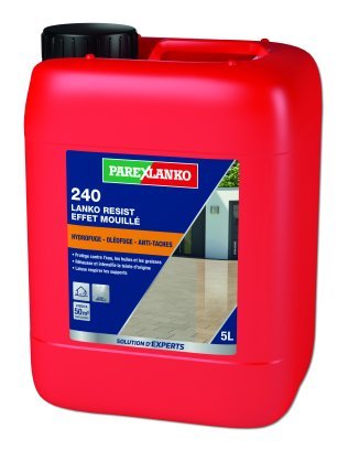 Agent hydro-oléofuge assurant une protection des sols SOLRESIST 240 bidon de 5L
