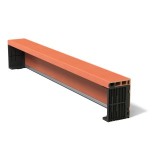 Demi coffre volet roulant MONOBLOC 230 h.314 x L.2470mm Ep.200mm
