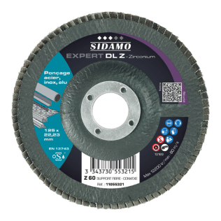 Disque à lamelles EXPERT DL Z CONVEXE - Diam. 125 mm