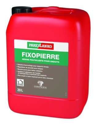 Résine polyvalente pour gobetis d'accrochage, barbotine et bouche-pores