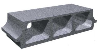 Entrevous béton 16X57X20CM