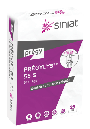 Enduit joint poudre PREGYLYS 55 S sac de 25KG