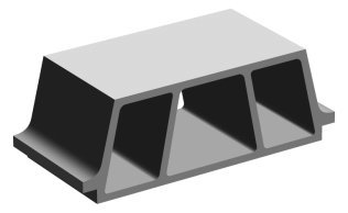 Entrevous béton pour poutrelle treillis CE NF 16X24X57CM
