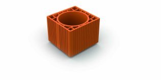 Boisseau terre cuite circulaire Diam.23cm L.30 x l.30 x h.33cm 