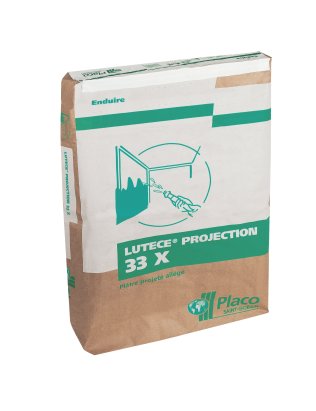 Plâtre LUTÈCE® PROJECTION 33X sac de 33KG 