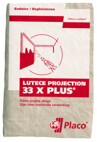 Plâtre LUTECE PROJECTION 33 X PLUS sac de 33KG