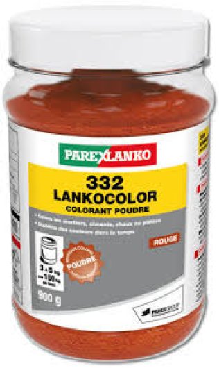 Colorant poudre lankocolor 332 rouge 900g