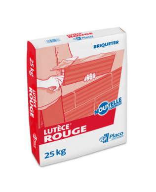 Plâtre LUTECE ROUGE sac de 25KG