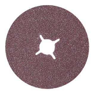 Disque fibre corindon grain 40 - Diam. 125 mm - Blister de 5 pièces