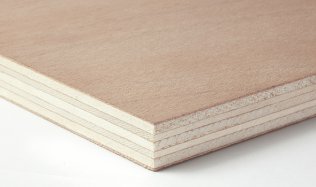 Panneau Contreplaqué Okoumé extérieur CTBX OKOUCENT L.310 x l.153CM EP.12MM